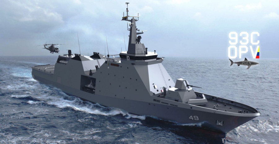 La nueva OPV-93C. Imagen: Cotecmar.