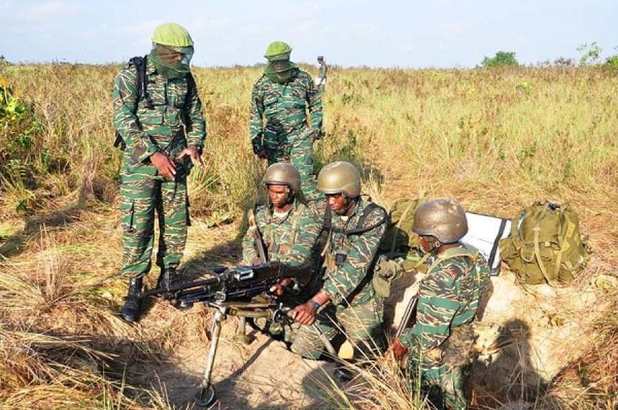 Soldados guyaneses durante un ejercicio militar. Foto: Guyana Defence Force.