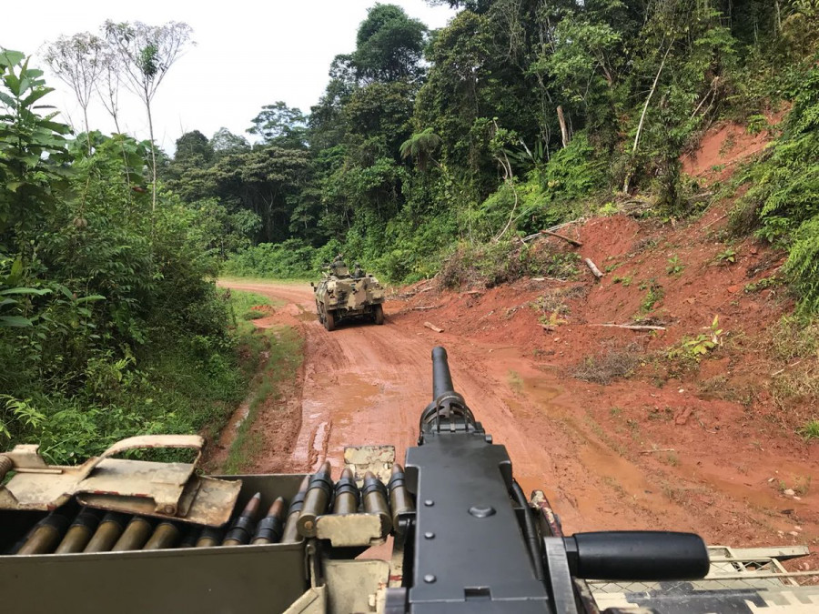 Patrullaje en la frontera norte. Foto Ejército del Ecuador