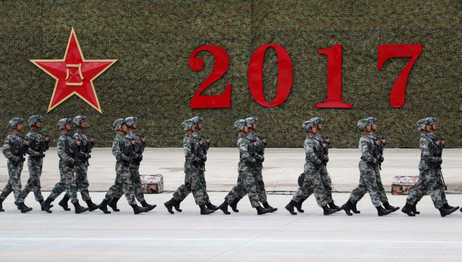 Desfile del 90º aniversario de creación del Ejército chino. Foto: Ministerio de Defensa de la República Popular China