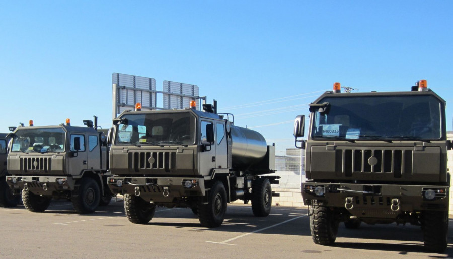 Camiones Iveco Aljibe. Foto: Ejército de Tierra