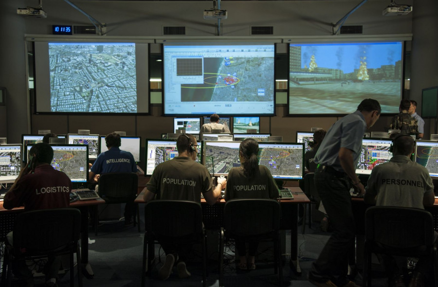 Sistema de Simulación de Seguridad Interna HLS2 de Elbit Systems. Foto: Elbit Systems