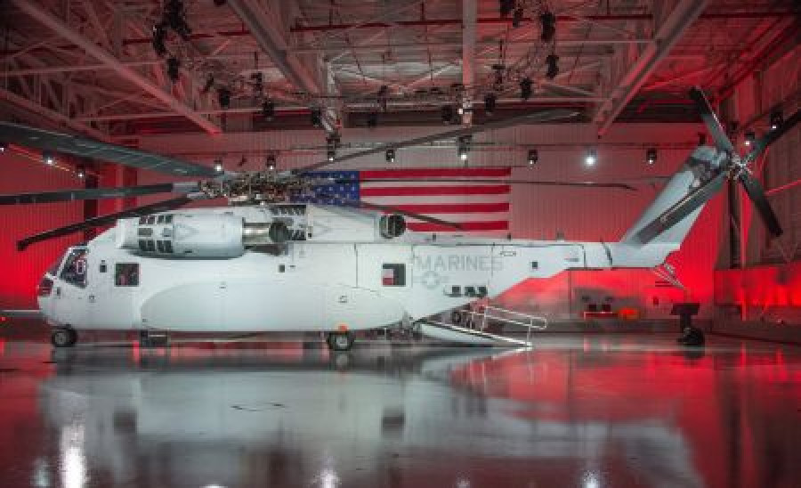 Helicóptero CH-53K. Foto: Sikorsky