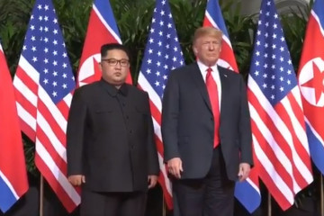 Encuentro entre Kim-Jong un y Trump. Foto: Departamento de Estado