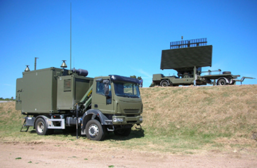 Radar Lanza 3D en servicio con la FAU. Foto: Fuerza Aérea Uruguaya.
