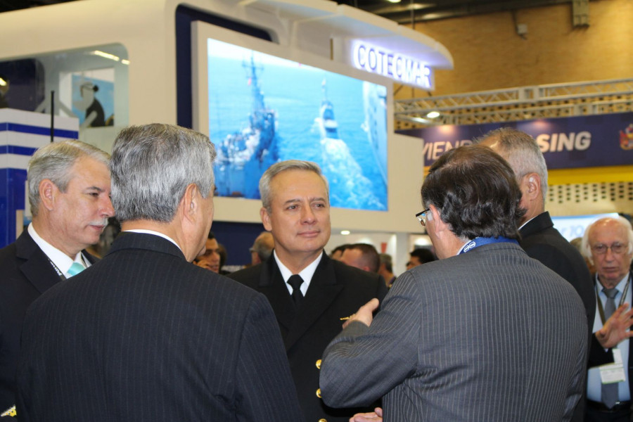 El comandante de la Armada de Colombia, vicealmirante Ernesto Durán. Foto: N.G.P.