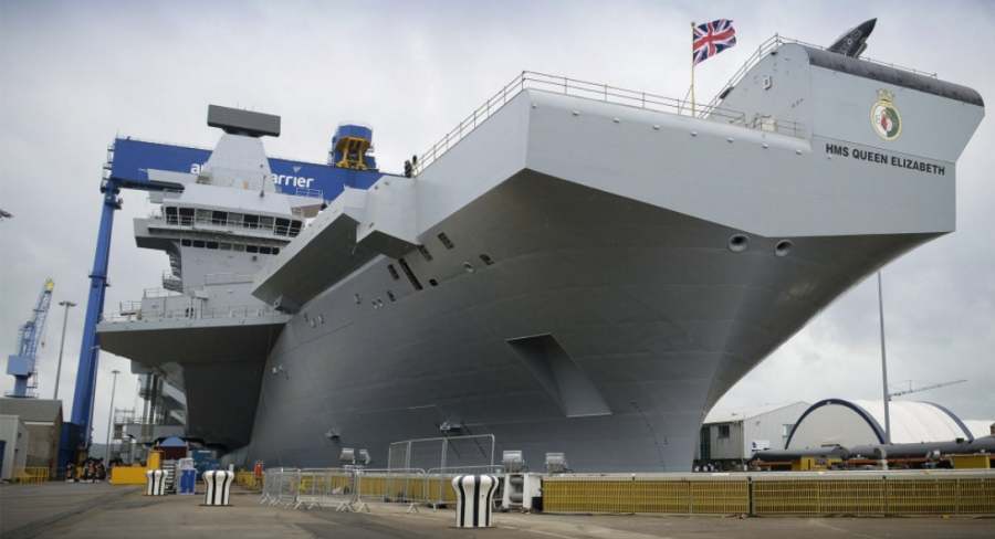 171018 HMS Queen Elizabeth portaviones UK Ministry of Defence
