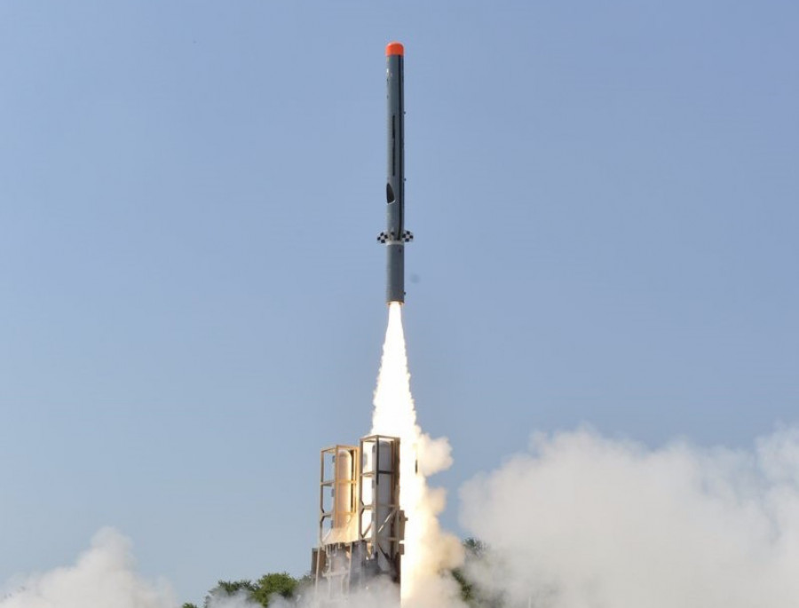 Lanzamiento del misil Nirbhay. Foto: DRDO