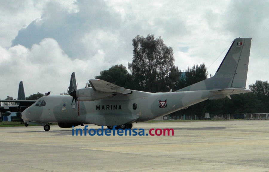 asi lucen  los Airbus DS CN-235-300 Persuader de la Armada de México. Imagen JAQC