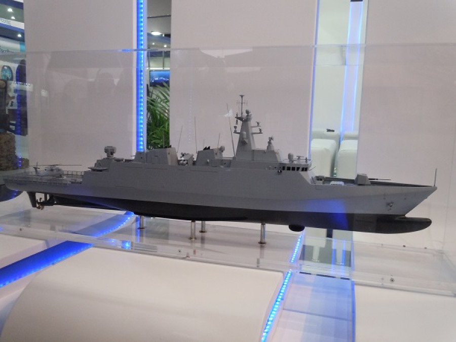 Fragata Alfa de Navantia en Sitdef 2017. Foto: Carlos Hernández