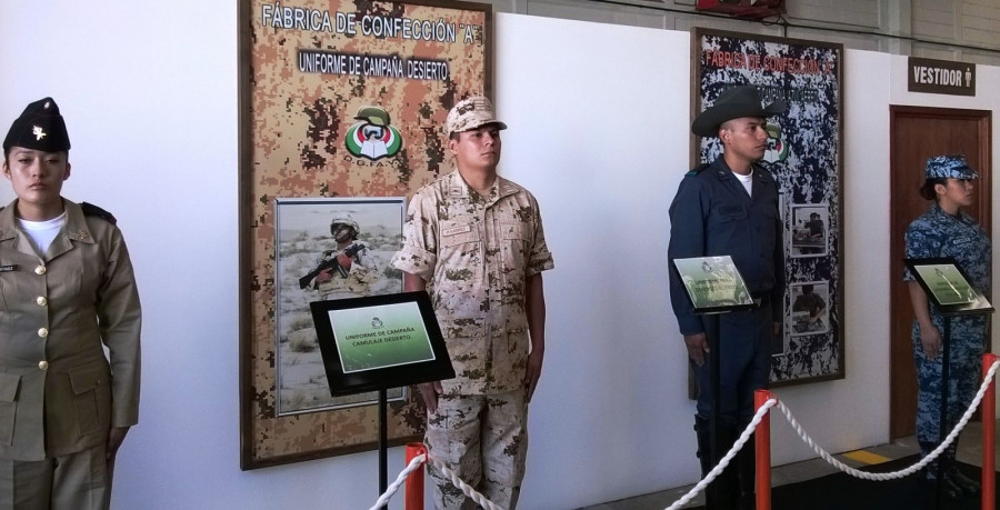 Nuevos uniformes del ejercito y Fuerza Aérea Mexicanos. Foto JAQC