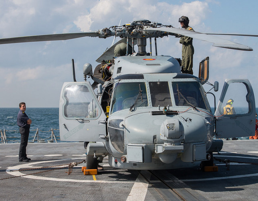 Helicópteros SH60B de la 10ª Escuadrilla. Foto: Armada