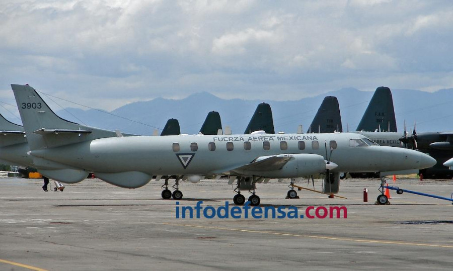 Avión C-26A de la FAM, antes de su baja. Imagen JAQC