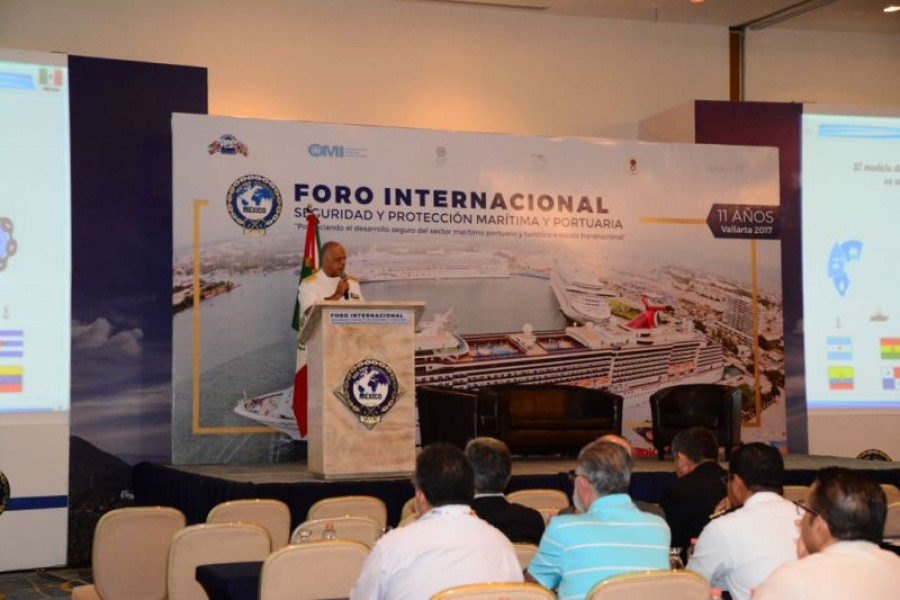 XI Foro Internacional Seguridad y Protección Marítima y Portuaria Foto: semar