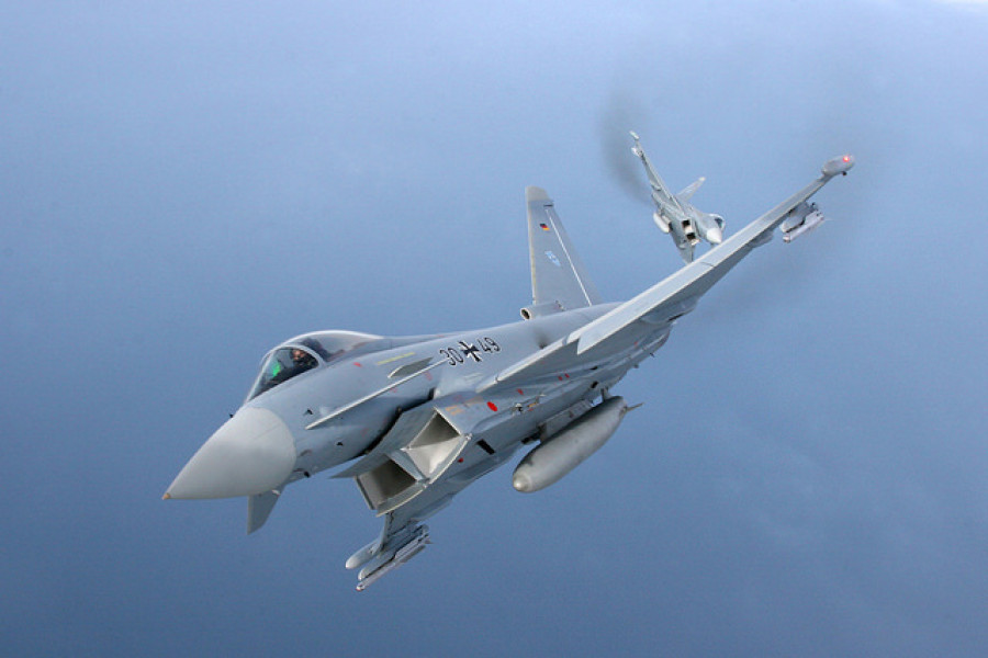 Cazas alemanes Eurofighter  Foto: Bundeswehr-Bicker