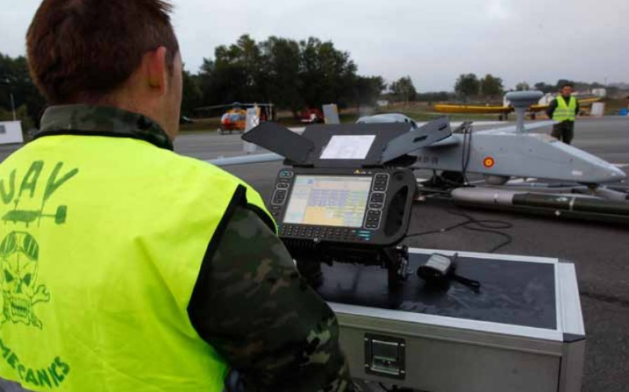 Pruebas del Ejército de Tierra en el Aeródromo de Rozas. Foto: Defensa