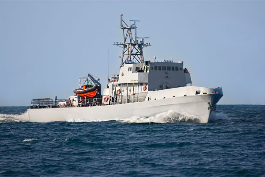 El OPV 62M es descrito como un patrullero que cuenta con la potencia de un buque de mayor porte. Foto: Israel Shipyards Ltd.