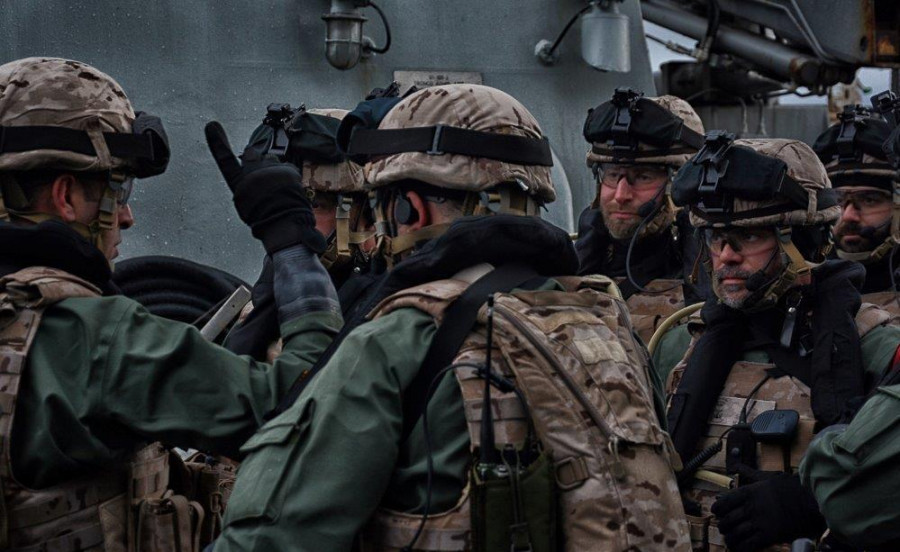 Equipo de operativo de seguridad. Foto: Armada