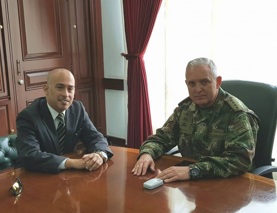 El general Mejía en una reciente entrevista para Infodefensa.com.