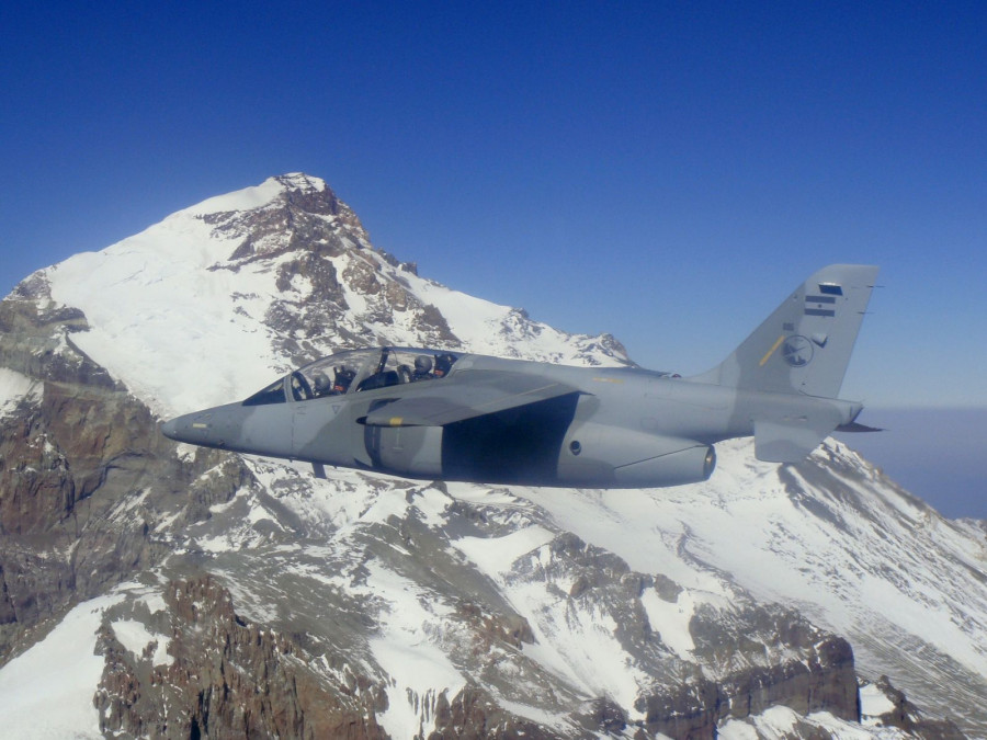 Un IA-63 Pampa. Foto: Fuerza Aérea.