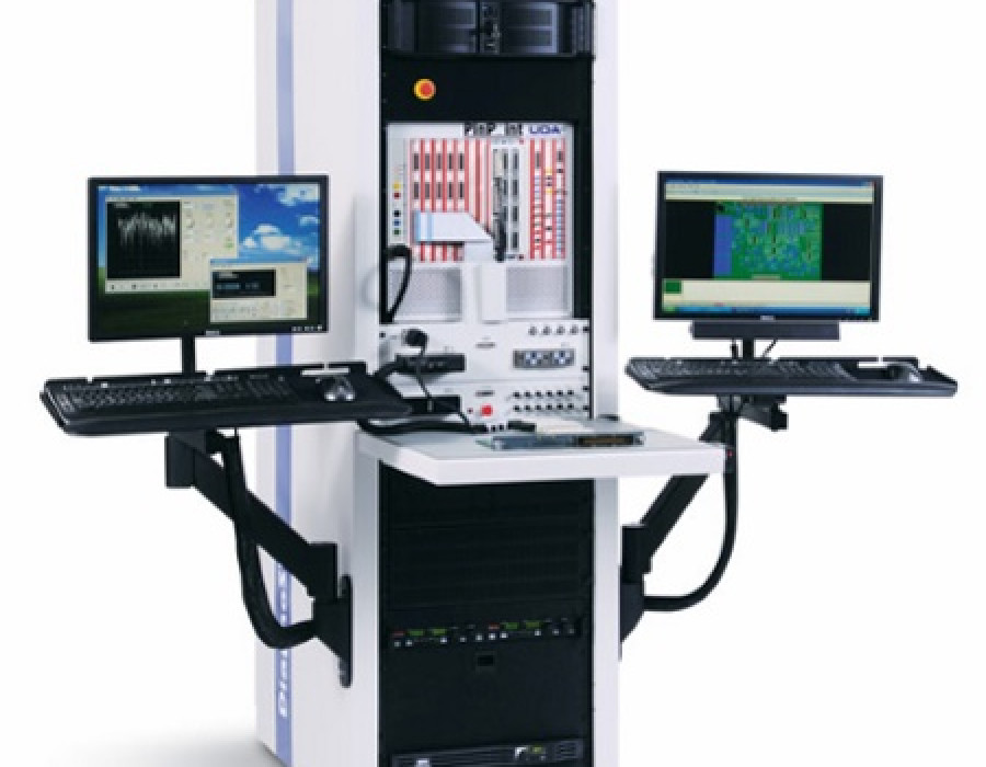 Plataforma de ensayos y diagnóstico electrónico Pinponint UDA. Foto: Diagnosys