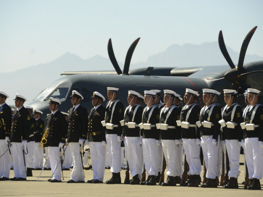 Ceremonia de aniversario numero 95 Aviacion Naval Armada de Chile