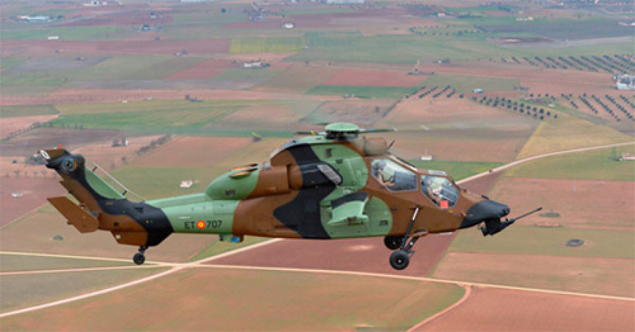 Helicóptero Tigre español. Foto: Ejército de Tierra