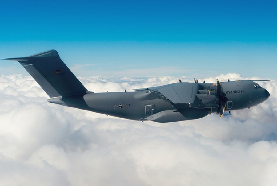 Avión de transporte A400M. Foto: Airbus DS