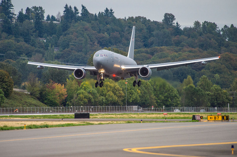 Avión cisterna KC-46. Foto: Boeing