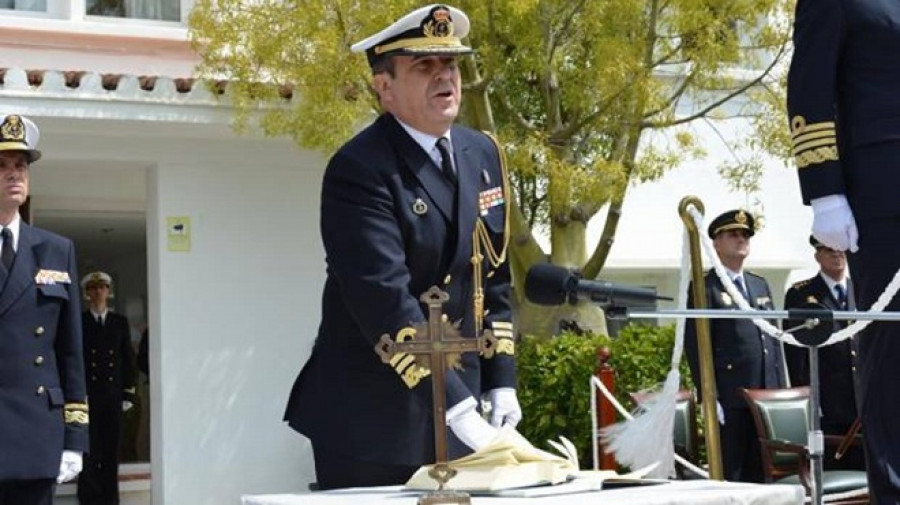 Toma de posesión del vicealmirante Enrique Torres Piñeyro. Foto: Armada española
