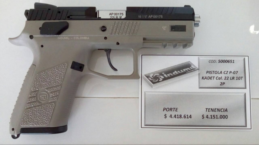 La CZ P07. Foto: Infodefensa.com