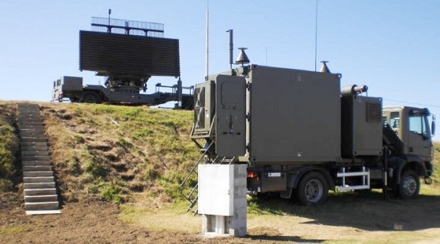 Radar Lanza 3D móvil. Foto: Fuerza Aérea Uruguaya.