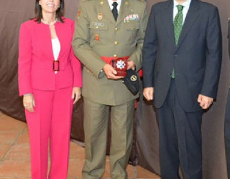 El general Ruiz Olmos centro en un acto en Córdoba en su etapa en la Guzmán el Bueno. Foto: Ejército de Tierra