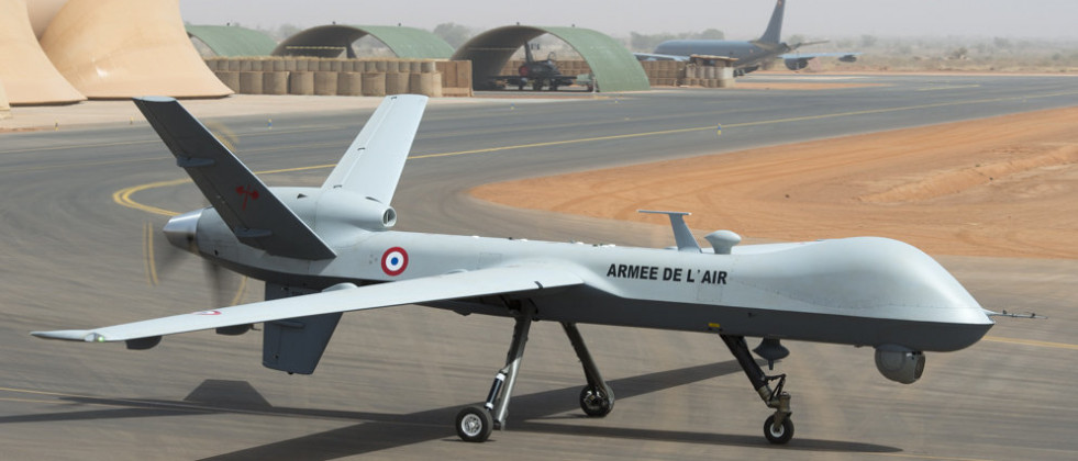 170917 drone uav uas rpas reaper sahel ministerio defena francia