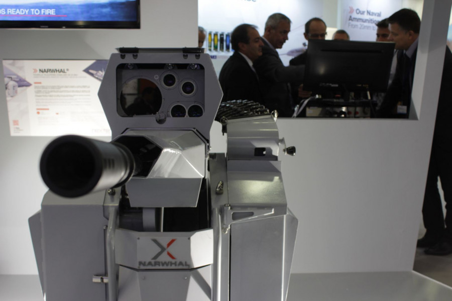 Torreta Narwhal de Nexter exhibida en París. Foto: Infodefensa.com