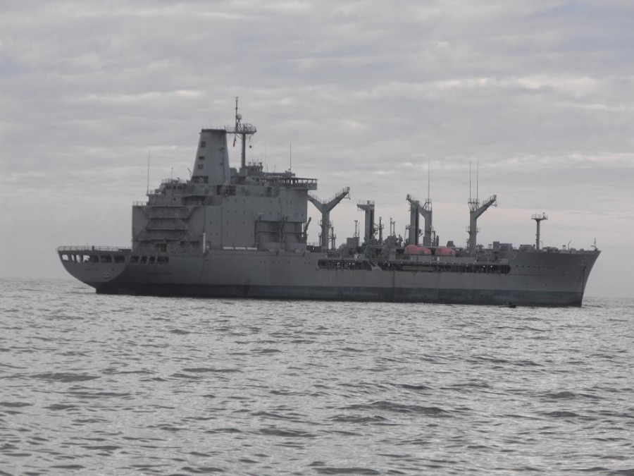 Petrolero de flota AO-52 Almirante Montt. Foto: Armada de Chile