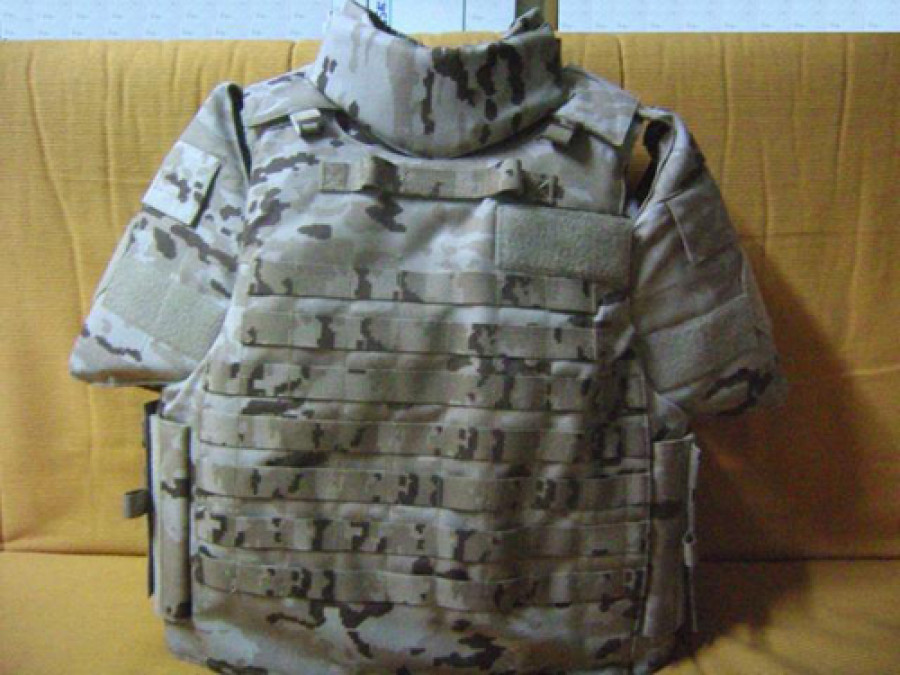 Chaleco antibalas del Ejército. Foto: MilitaryPhotos