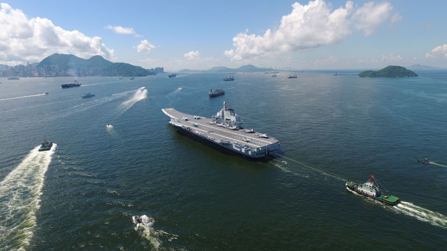 Portaaviones chino Liaoning. Foto: Armada del Ejército Popular de Liberación