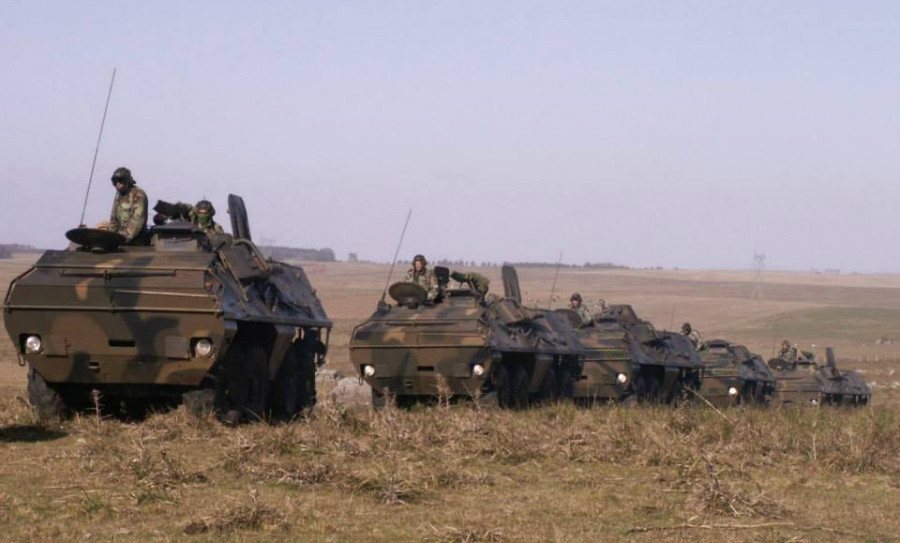 Transportes blindados OT-64 Foto: Ejército Uruguayo
