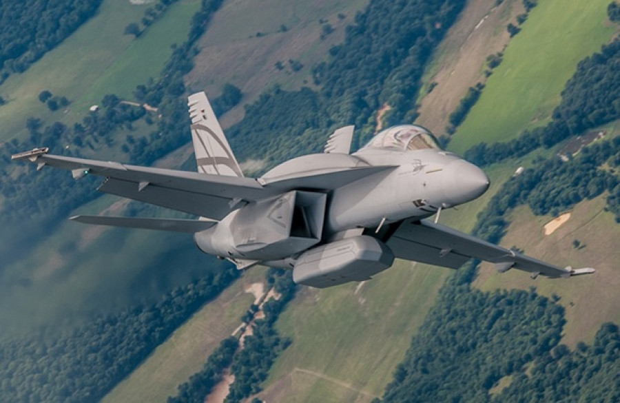 Avión de Combate FA-18E-F Super Hornet. Foto: Boeing