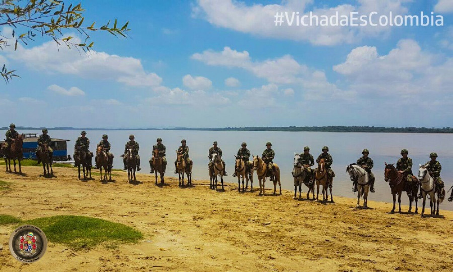 La nueva sección de caballería montada. Foto: Ejército de Colombia