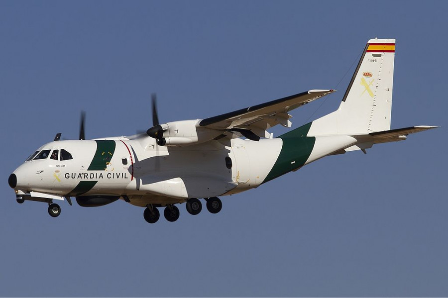 CN-235. Foto: Guardia Civil