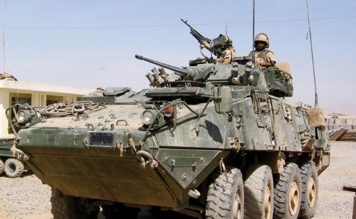 Vehículo blindado 8x8 LAV III. Foto: General Dynamics Land Systems - Canada-.