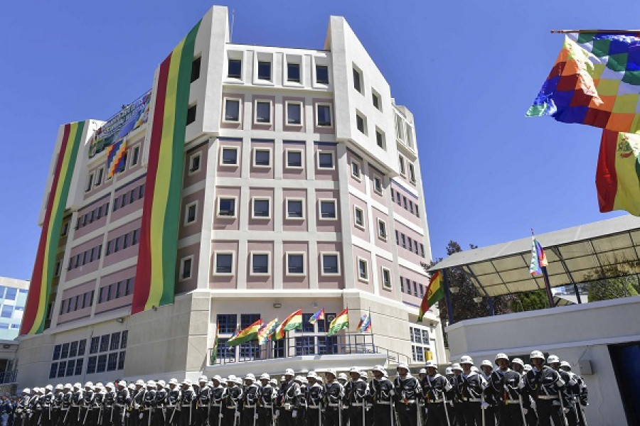Nueva sede del Comando en Jefe de las Fuerzas Armadas. Foto: Agencia Boliviana de Información.