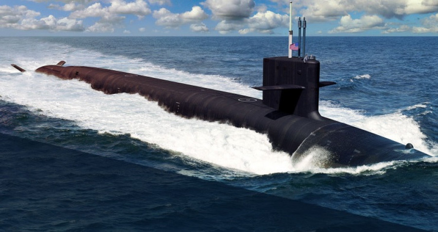 Ilustración del aspecto que tendrán los futuros submarinos Columbia. Foto: Armada de EEUU