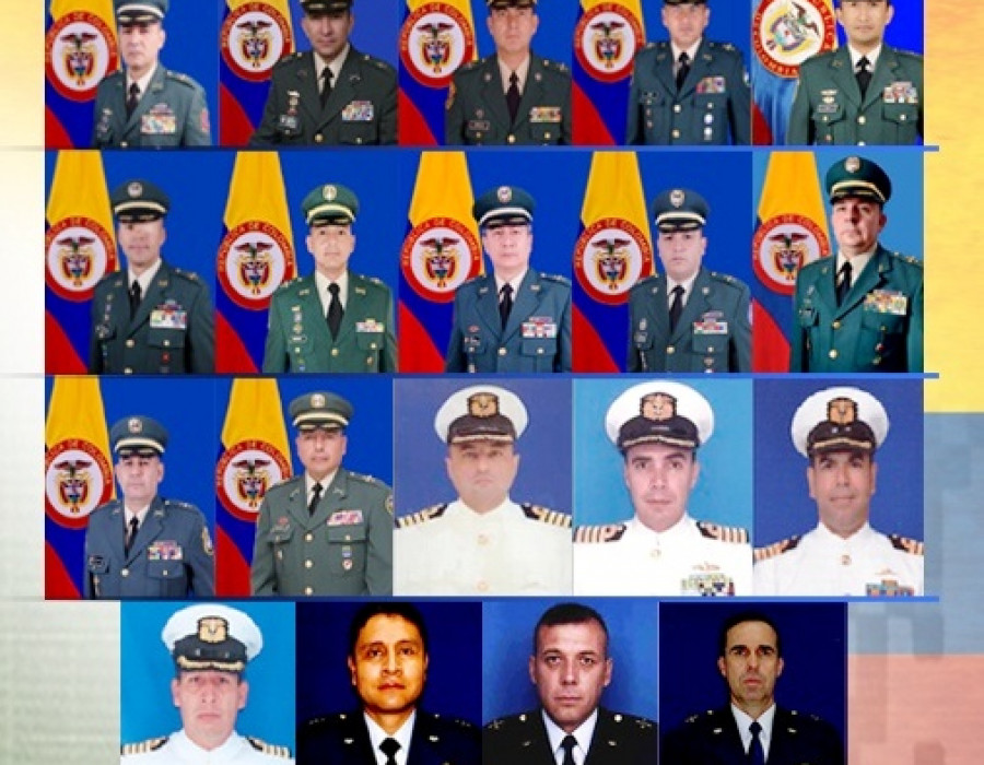 Los 19 oficiales llamados a curso de ascenso. Foto CGFM