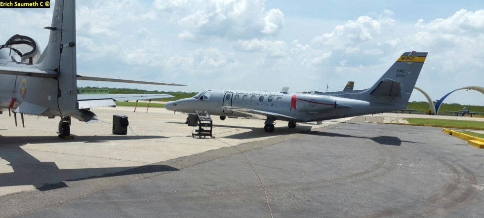 Cessna Citation IV SR-560 de la FAC. Foto: Erich Saumeth.
