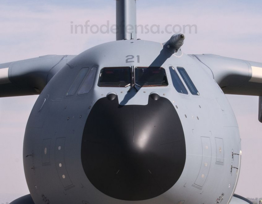 El A400M, la estrella de la Famex 2017. Foto: M. García.