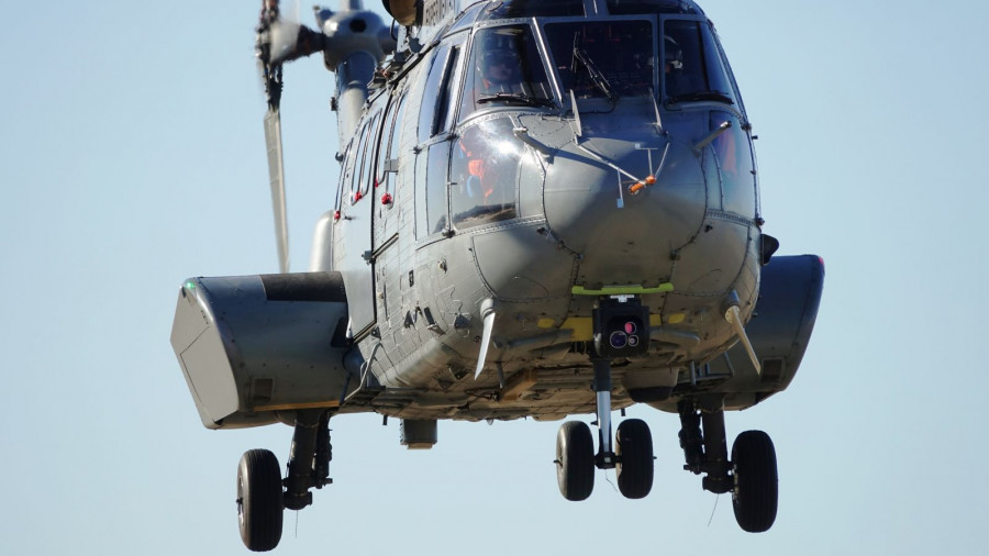Helicóptero H225 dotado del sistema Eagle de Airbus. Foto: J. Deulin  Airbus