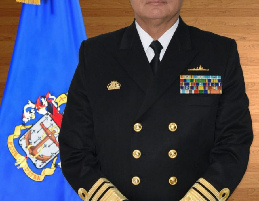 El vicealmirante Ernesto Durán. Foto: ARC